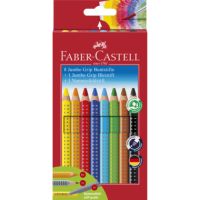 Faber-Castell Buntstift Jumbo Grip 280921 sort 8+2St