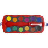 FABER CASTELL Farbkasten Connector 125030 12Farben