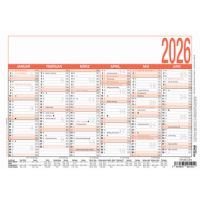 ZETTLER Arbeitstagekalender 2026 904-0000 A5