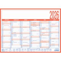 ZETTLER Tafelkalender 2026 908-1315 6 Monate 1 Seite