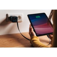 Verbatim 32217 Verbatim Ladeadapter GaN 65W Retractable sw