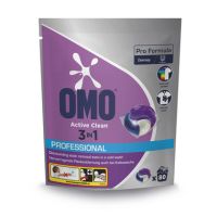OMO 101110034 Waschmittel Professional Active Clean 3in1 Kapsel 80St