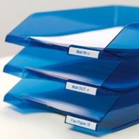 DYMO Beschriftungsband D1 S0720690/40914 9 mm x 7 m blau auf weiß
