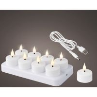 LUMINEO 485724 Lumineo Teelicht-Set LED indoor ws