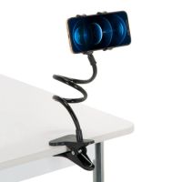 hjh OFFICE 830042 Handyhalterung FLEXMOBI mit Klemme sw