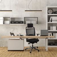 hjh OFFICE 640519 Drehstuhl IKAST Stoff sw
