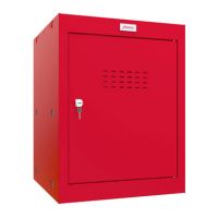 Phoenix CL0544RRK Würfel-Schließfach 66l Schlüssel rot