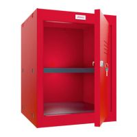 Phoenix CL0544RRK Würfel-Schließfach 66l Schlüssel rot