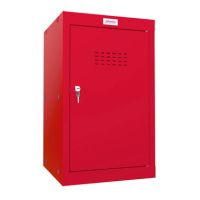 Phoenix CL0644RRK Würfel-Schließfach 87l Schlüssel rot