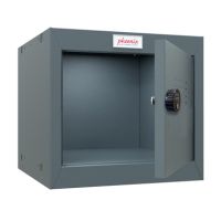 Phoenix CL0344AAC Würfel-Schließfach 44l Zahlenschloss anthrazit