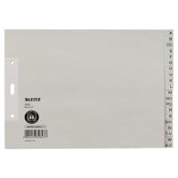 Leitz Register 12100085 A-Z DIN A4 Tauenpapier grau