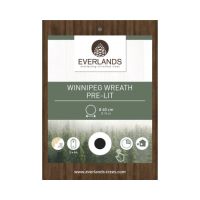 EVERLANDS Weihnachtskranz Winnipeg LED 40cm gn