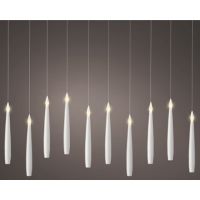 LUMINEO 489599 Lumineo Schwebekerze LED 15cm ws 10St