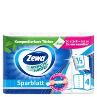 Zewa 43224 Küchenrolle Wisch&Weg Sparblatt 4St