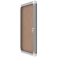 Nobo Schaukasten 1902561 Innen 4xA4 Korkrückwand br