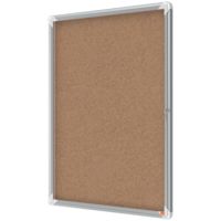 Nobo Schaukasten 1902564 Innen 9xA4 Korkrückwand br
