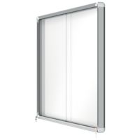 Nobo Schaukasten 1902571 141,2x100x5,4cm 18xDIN A4 silber