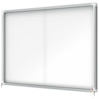 Nobo Schaukasten 1902571 141,2x100x5,4cm 18xDIN A4 silber