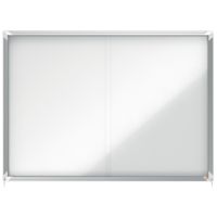 Nobo Schaukasten 1902571 141,2x100x5,4cm 18xDIN A4 silber