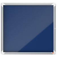 Nobo Schaukasten 1902555 Innen 6xA4 Textilrückwand bl
