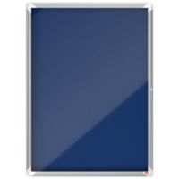 Nobo Schaukasten 1902556 Innen 9xA4 Textilrückwand bl
