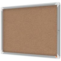 Nobo Schaukasten Premium Plus 1915326 Innen Klapptür 8xA4