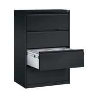 C+P Hängeregistraturschrank Acurado 12934312S10001 A4 4Schübe sgr
