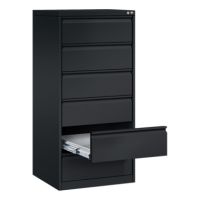 C+P Karteischrank Acurado 12736322S1000 A5quer 6Schübe sgr