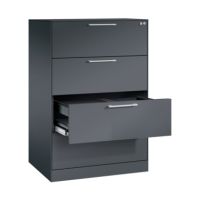 C+P Hängeregistraturschrank Asisto 146223412S10071 A4 2bahnig sgr/sgr