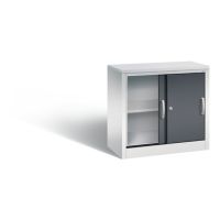 C+P Akten-Sideboard 572200S10124 Schiebetüren 2OH B800mm lgr/swgr