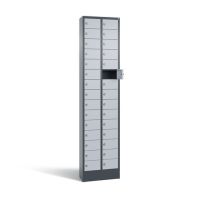 C+P 80700-201S10161 Fachschrank 30Fächer 195x46x20cm an/alu