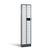 C+P 80700-201S10160 Fachschrank 30Fächer 195x46x20cm an/lgr