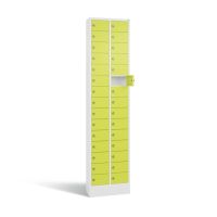 C+P 80700-201S10162 Fachschrank 30Fächer 195x46x20cm ws/clowngn