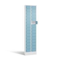 C+P 80700-201S10163 Fachschrank 30Fächer 195x46x20cm ws/architekturbl