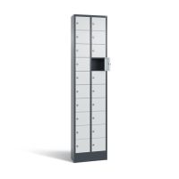 C+P 80700-203S10156 Fachschrank 20Fächer 195x46x20cm an/lgr
