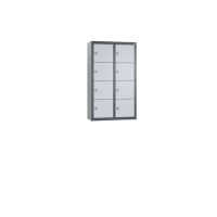 C+P 80700-233S10050 Spind 8Fächer 77x46x20cm an/alu