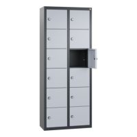 C+P 80700-223S10033 Spind 12Fächer 113x46x20cm an/alu