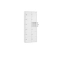 C+P 80700-223S10037 Spind 12Fächer 113x46x20cm ws/ws