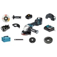 makita Akku-Winkelschleifer DGA511RTJ 18V/5Ah 2Akkus +Ladegerät
