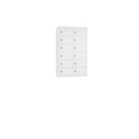 C+P 80700-231S10069 Spind 12Fächer 77x46x20cm ws/ws