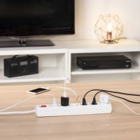 Hama Steckdosenleiste 00030533 6fach Schalter 3m weiß