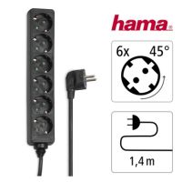 Hama Steckdosenleiste 00047759 6fach 1,4m sw