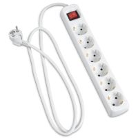 Hama Steckdosenleiste 00108833 6fach Schalter 5m ws