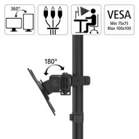 Hama Monitorarm FULLMOTION 00118491 2fach 13-32Zoll schwarz
