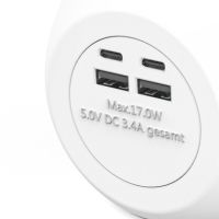 Hama Steckdosenwürfel 00223195 3fach 1,4m ws