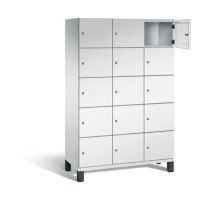 C+P Fächerschrank 4510432S10016 Füße 15Fächer B1200mm lgr/lgr