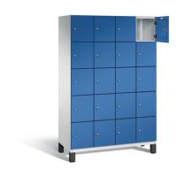 C+P Fächerschrank 4510440S10020 Füße 20Fächer B1200mm lgr/ebl