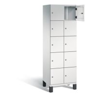 C+P Fächerschrank 4510420S10018 Füße 10Fächer B600mm lgr/lgr