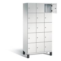 C+P Fächerschrank 4510430S10018 Füße 15Fächer B900mm lgr/lgr
