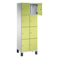 C+P Fächerschrank 4510320S10020 Füße 8Fächer B600mm lgr/vgn
